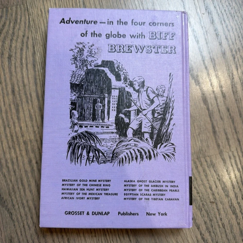 Mystery Of The‎ Chinese Ring-A Biff Brewster Mystery Adventure-RARE, EUC HC OOP